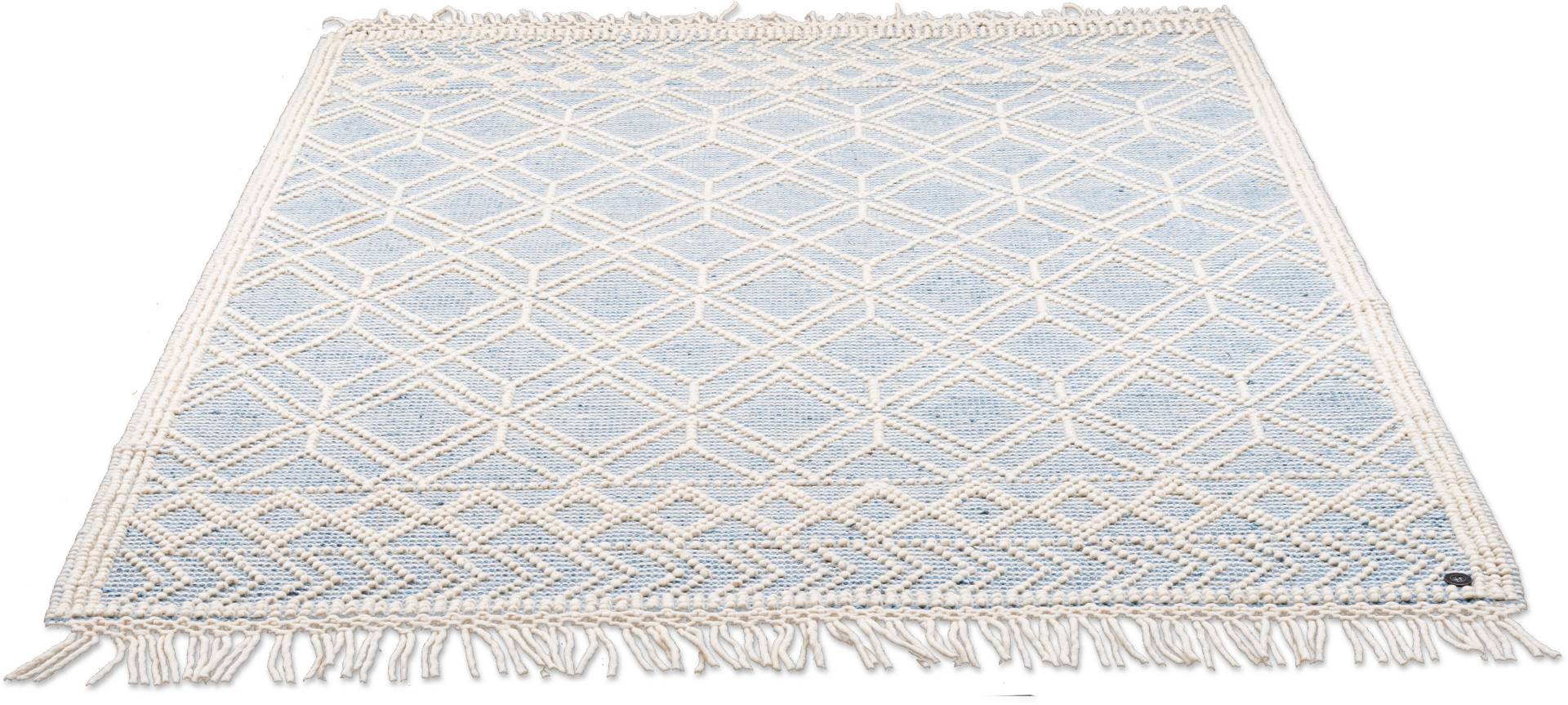 TOM TAILOR HOME Teppich »Colored Macrame«, rechteckig, Handweb Teppich, reine Wolle, handgewebt, mit Fransen, Scandi Design von TOM TAILOR HOME