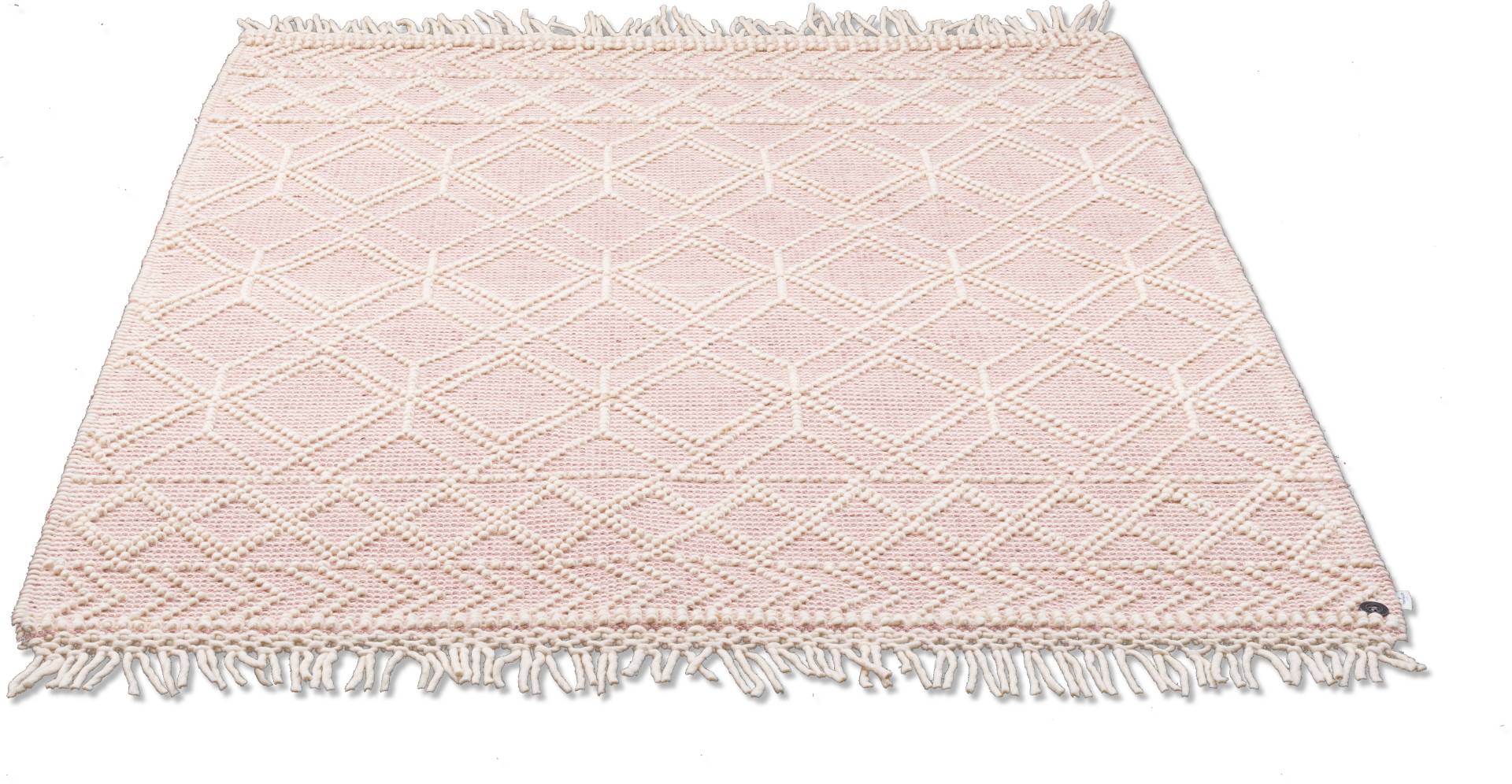 TOM TAILOR HOME Teppich »Colored Macrame«, rechteckig, Handweb Teppich, reine Wolle, handgewebt, mit Fransen, Scandi Design von TOM TAILOR HOME