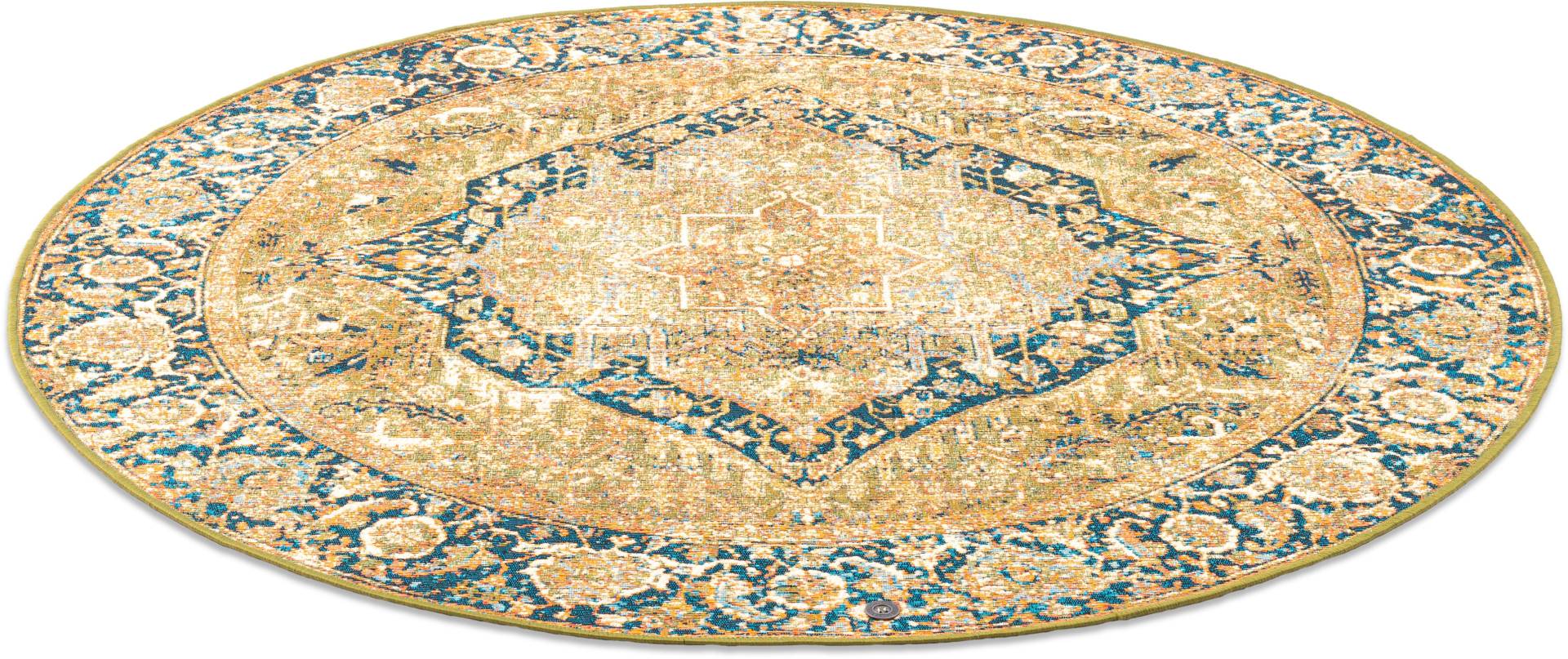 TOM TAILOR HOME Teppich »Funky Outdoor Orient One«, rund, 5 mm Höhe, Flachgewebe, Orient-Optik, In- und Outdoor geeignet, Wohnzimmer TOM TAILOR HOME Teppich »Funky Outdoor Orient One«, rund, 5 mm Höhe, Flachgewebe, Orient-Optik, In- und Outdoor geeignet, Wohnzimmer von TOM TAILOR HOME