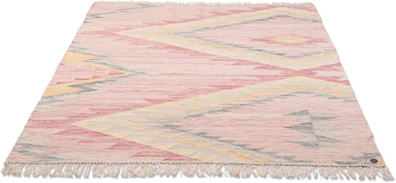 TOM TAILOR HOME Teppich »Vintage ZigZag«, rechteckig, handgewebt, mit Fransen, Boho-Style von TOM TAILOR HOME