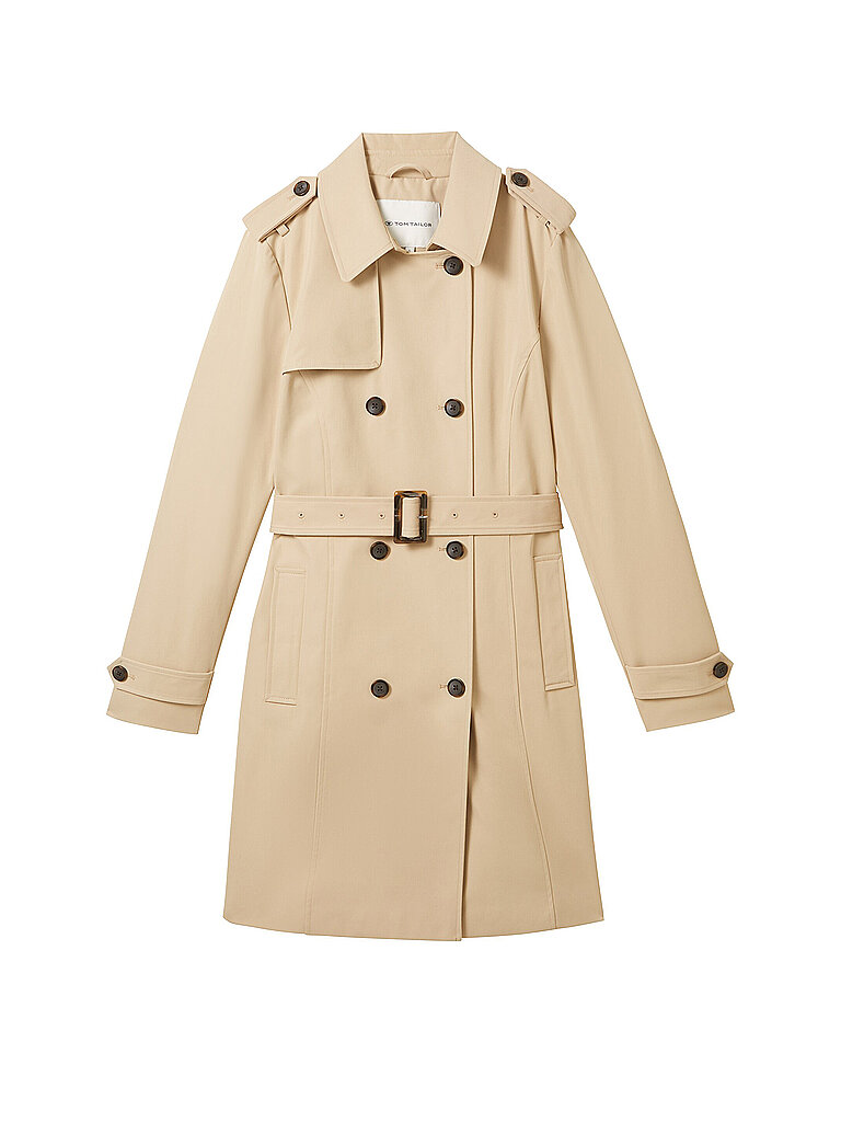 TOM TAILOR Trenchcoat  beige | M von Tom Tailor