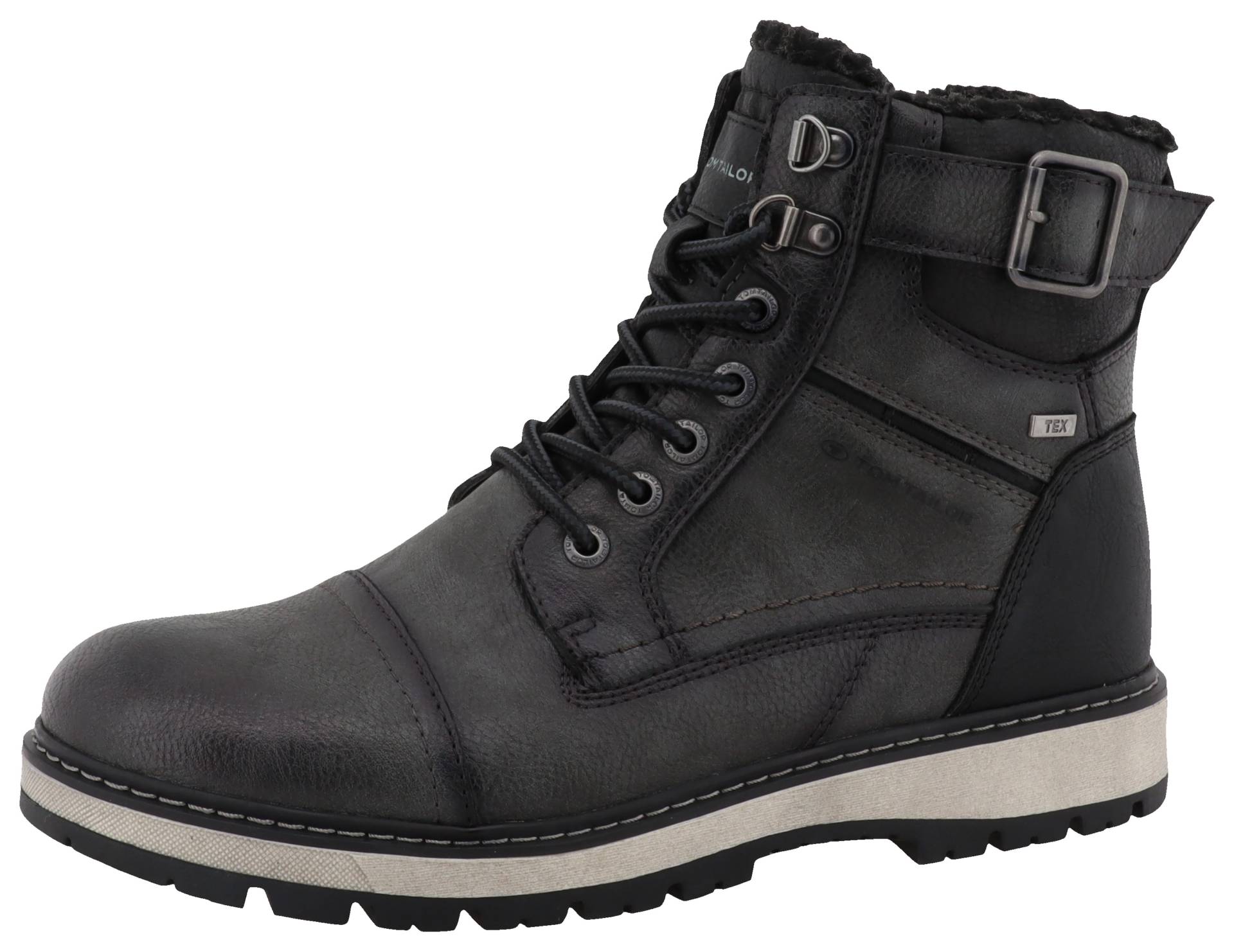 TOM TAILOR Winterboots, Outdoorschuh, Winterstiefel, Schnürboots mit TEX-Membran, Weite G von Tom Tailor