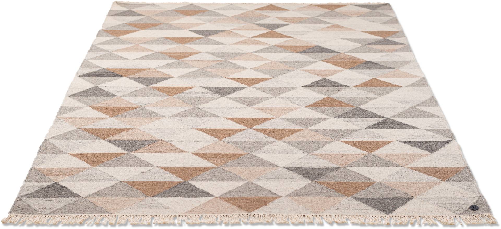 TOM TAILOR HOME Teppich »Triangle Kelim«, rechteckig, 5 mm Höhe, handgewebt, mit Fransen, Boho-Style TOM TAILOR HOME Teppich »Triangle Kelim«, rechteckig, 5 mm Höhe, handgewebt, mit Fransen, Boho-Style von TOM TAILOR HOME