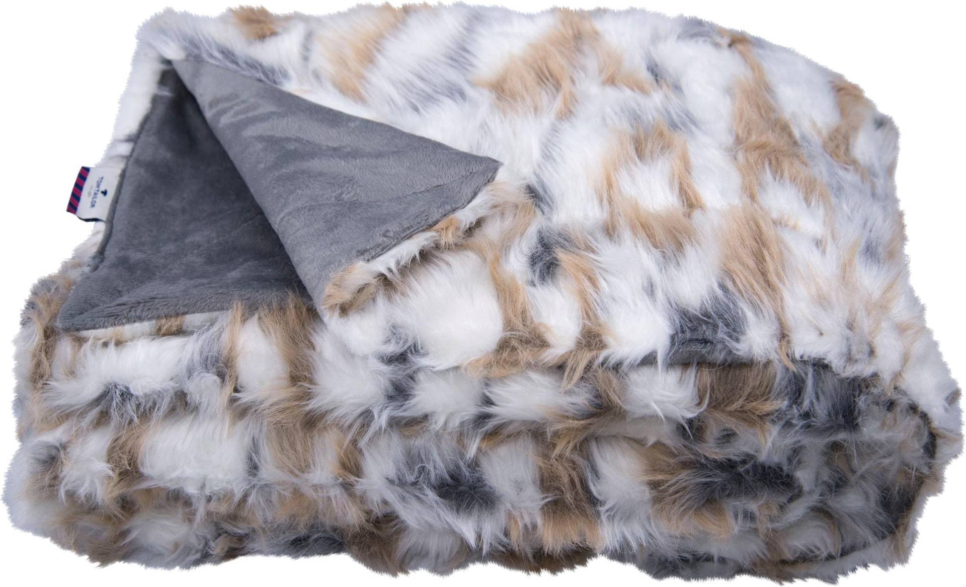 TOM TAILOR HOME Wohndecke »Cosy Fur«, in Echtfelloptik, Kuscheldecke von TOM TAILOR HOME