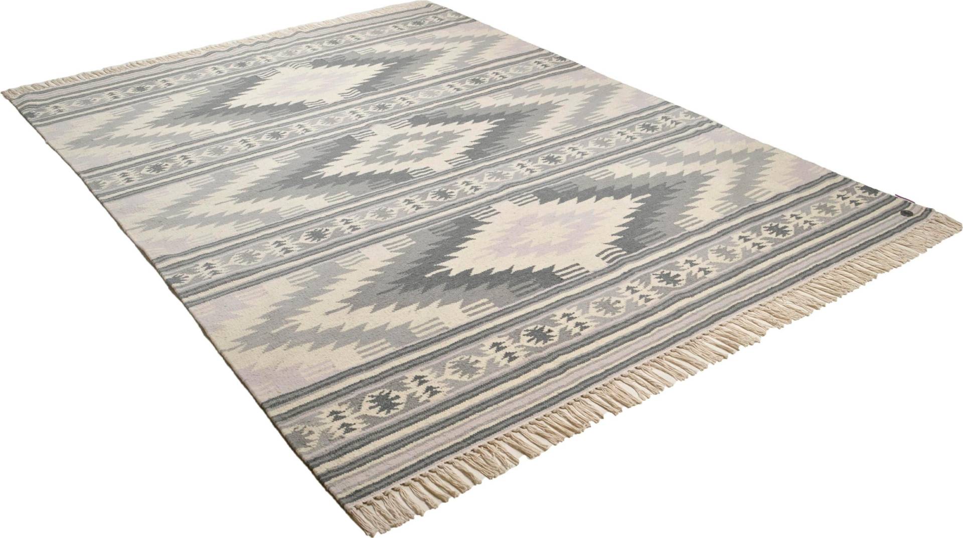 TOM TAILOR HOME Wollteppich »Kelim Colors I«, rechteckig, 5 mm Höhe, reine Wolle, robust und strapazierfähig, mit Fransen, Boho-Style TOM TAILOR HOME Wollteppich »Kelim Colors I«, rechteckig, 5 mm Höhe, reine Wolle, robust und strapazierfähig, mit Fransen, Boho-Style von TOM TAILOR HOME