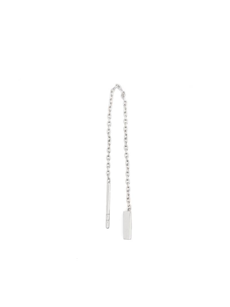 Tom Wood 64mm Sleek ear chain - Silver von Tom Wood