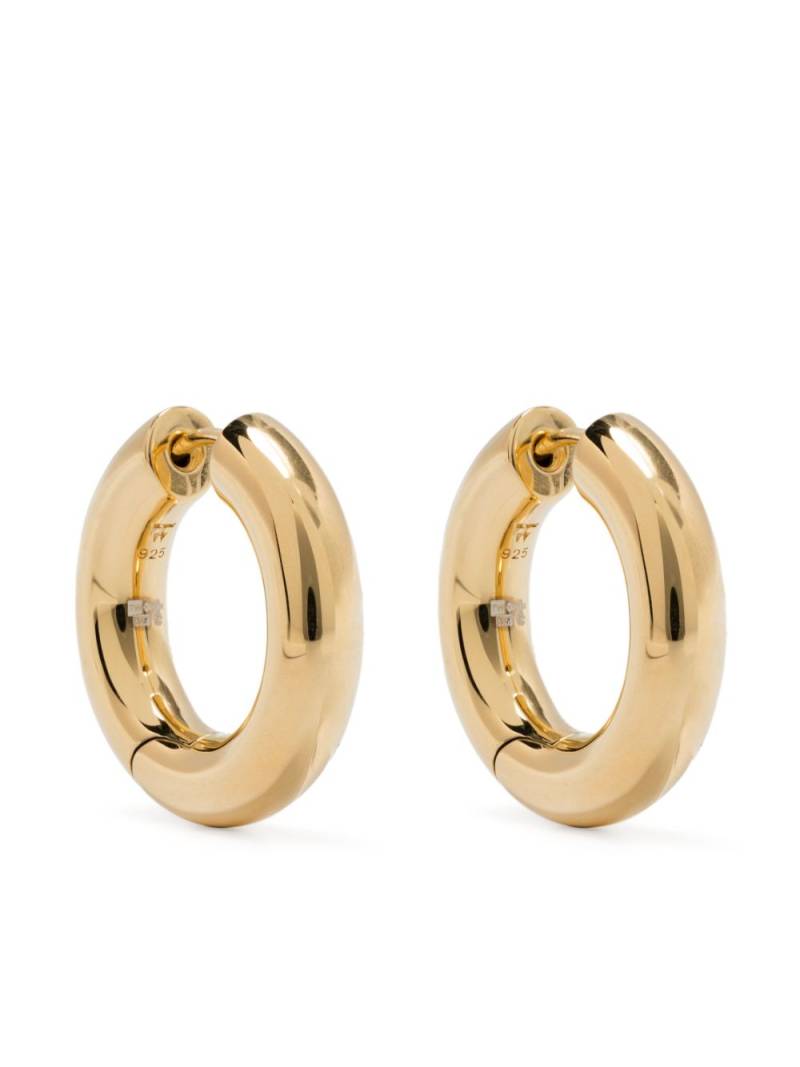 Tom Wood Chunky hoop earrings - Gold von Tom Wood