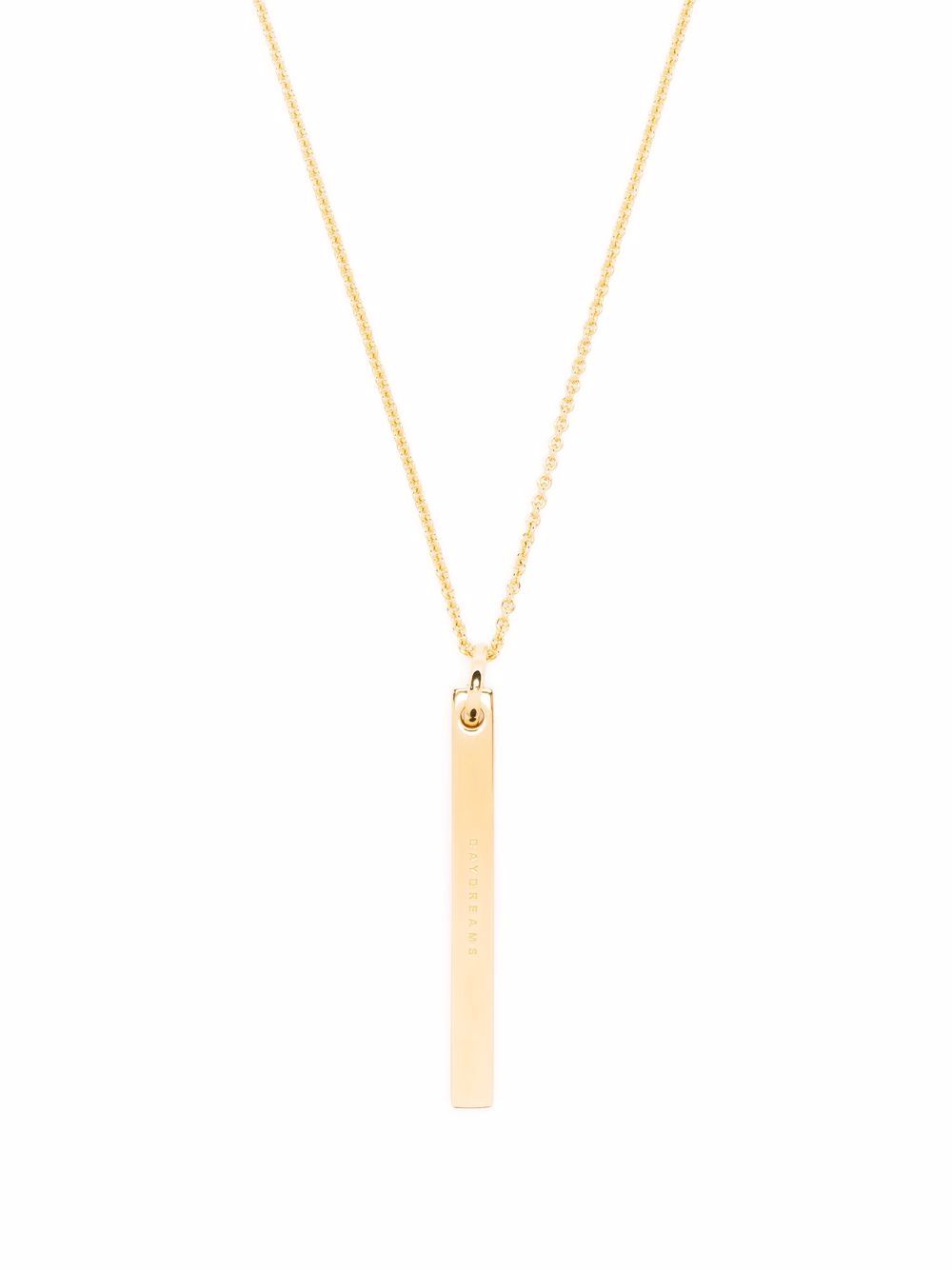 Tom Wood Cube-chain 9kt gold-plated sterling-silver necklace von Tom Wood