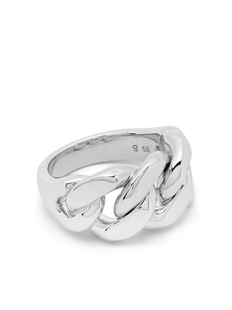 Tom Wood Dean curb-chain ring - Silver von Tom Wood