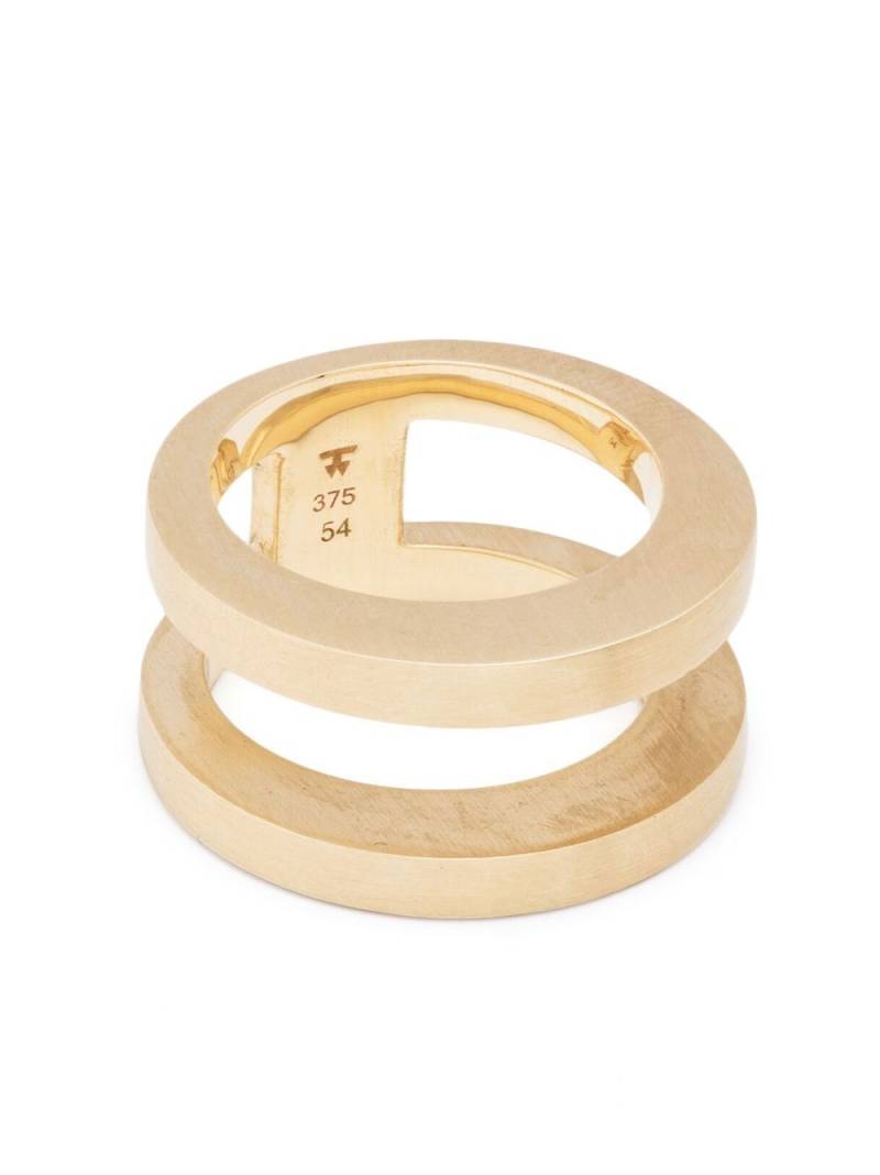 Tom Wood Double Vault ring - Gold von Tom Wood