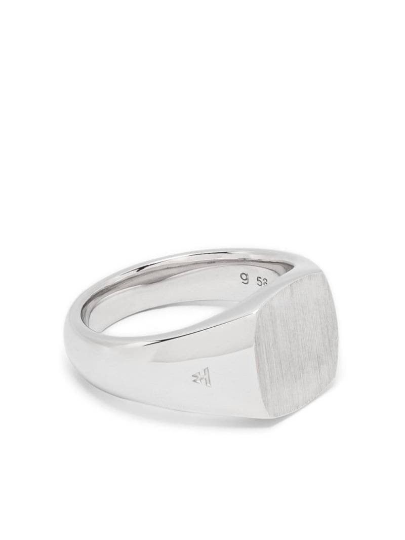 Tom Wood Kay satin-finish ring - Silver von Tom Wood