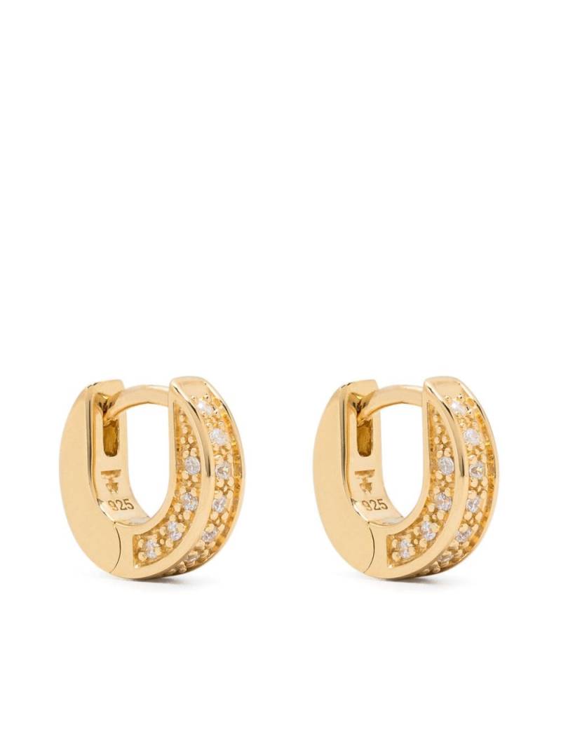 Tom Wood Nova huggie hoop earrings - Gold von Tom Wood