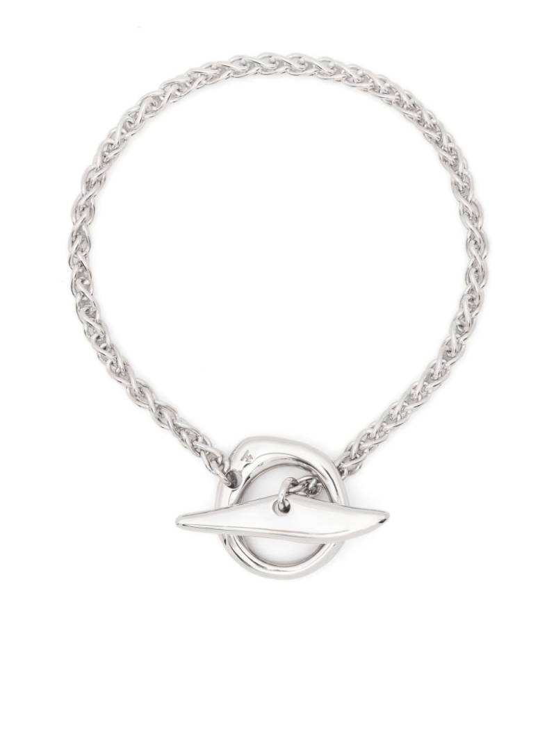 Tom Wood Robin wheat-chain bracelet - Silver von Tom Wood