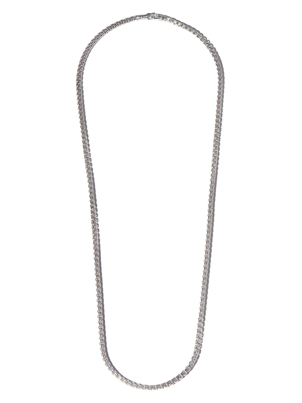 Tom Wood Venetian M double chain necklace - Silver von Tom Wood