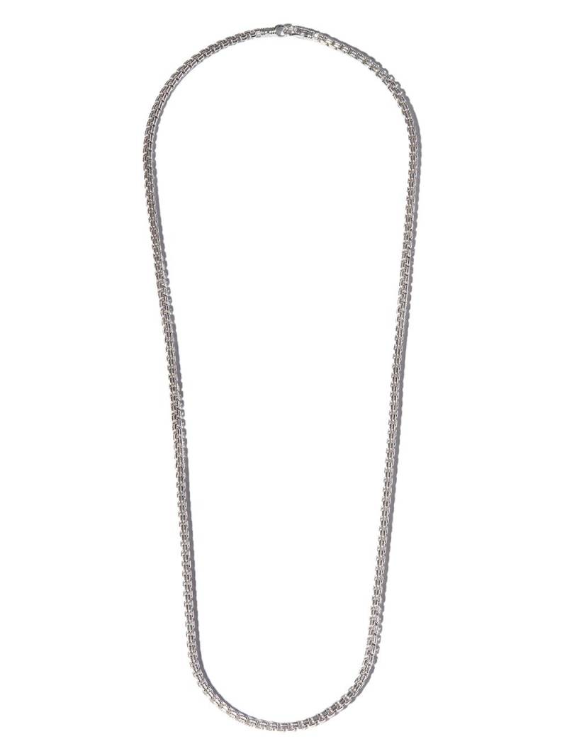 Tom Wood Venetian M double chain necklace - Silver von Tom Wood