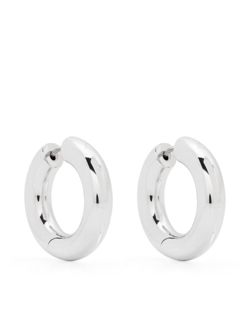 Tom Wood chunky hoop earings - Silver von Tom Wood