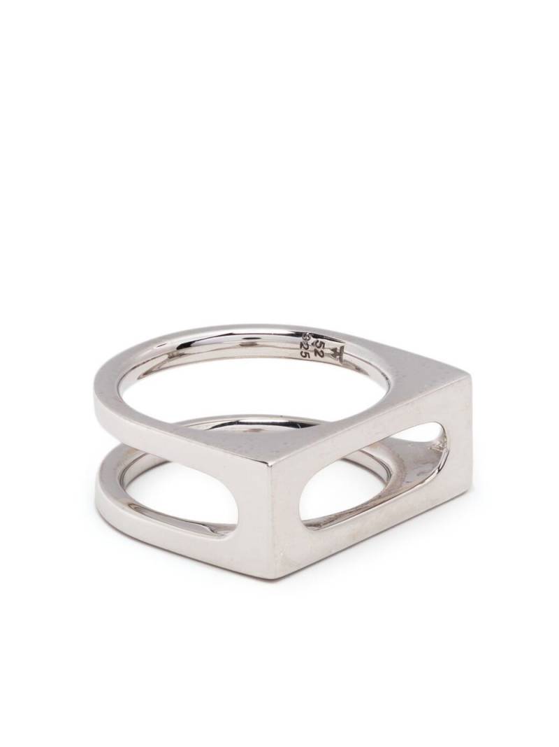 Tom Wood cut-out detail ring - Silver von Tom Wood