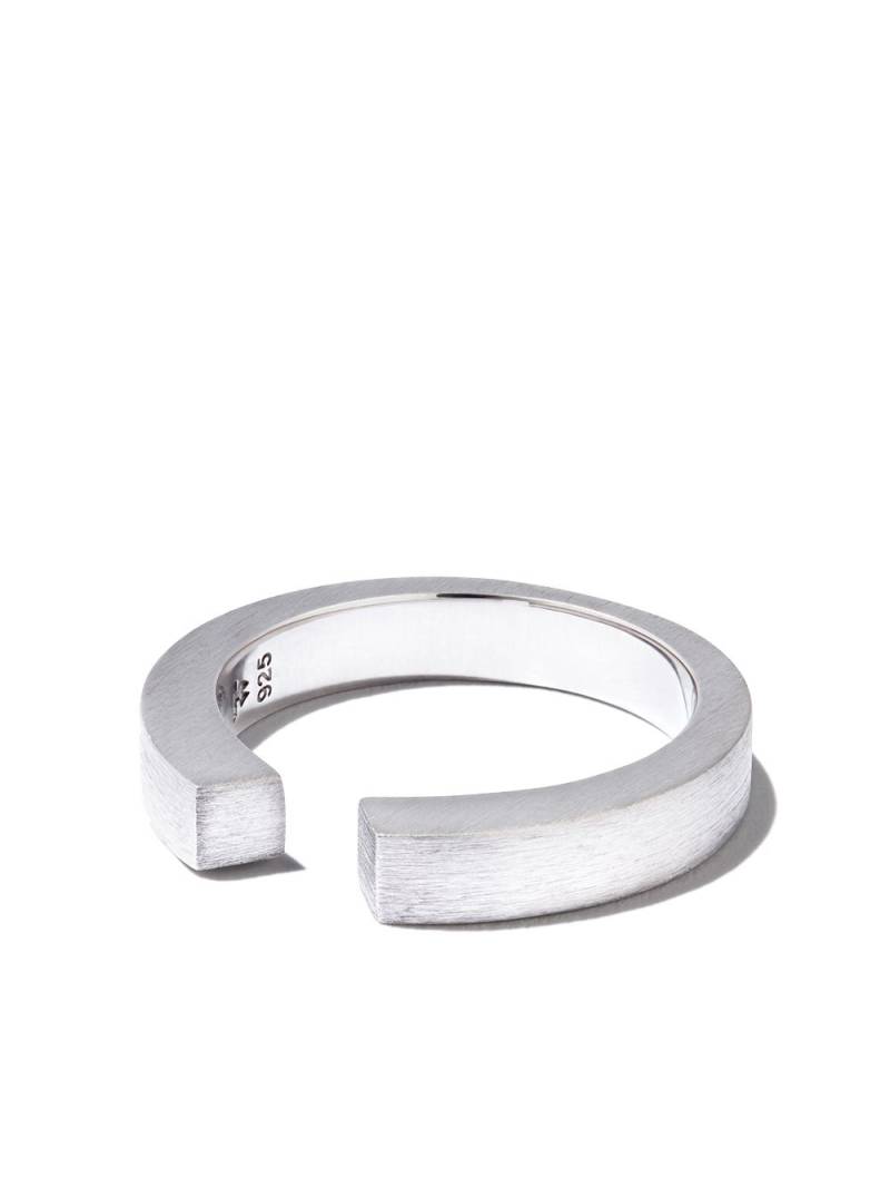 Tom Wood cut-out open ring - Silver von Tom Wood