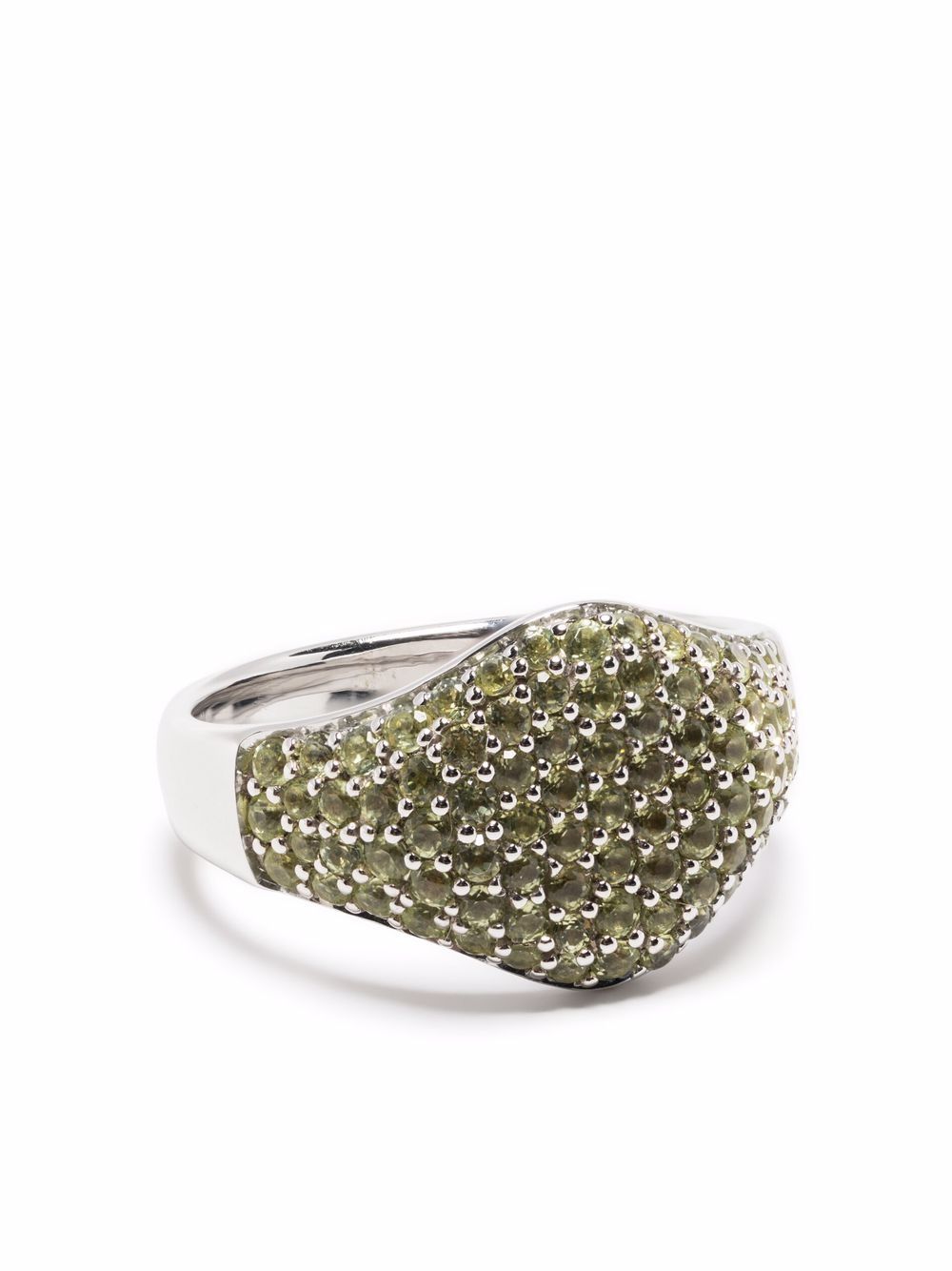 Tom Wood mini oval cocktail ring - Silver von Tom Wood