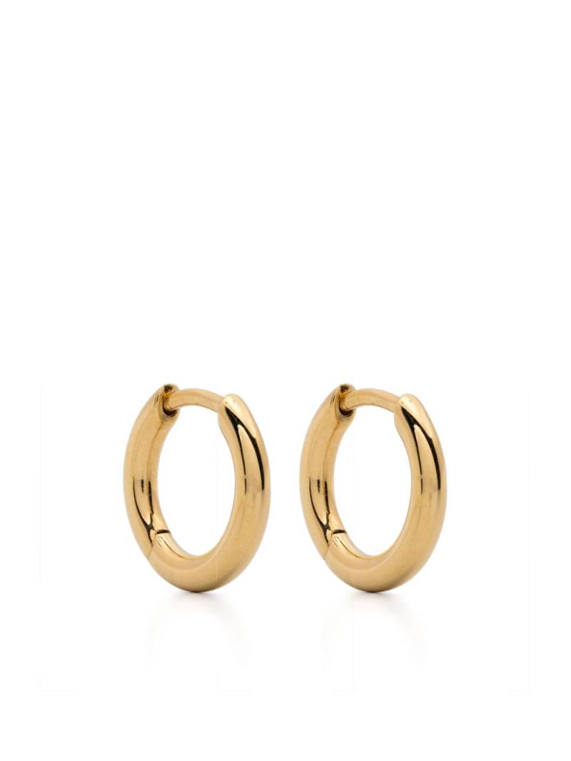 Tom Wood polished-finish hoop earrings - Gold von Tom Wood