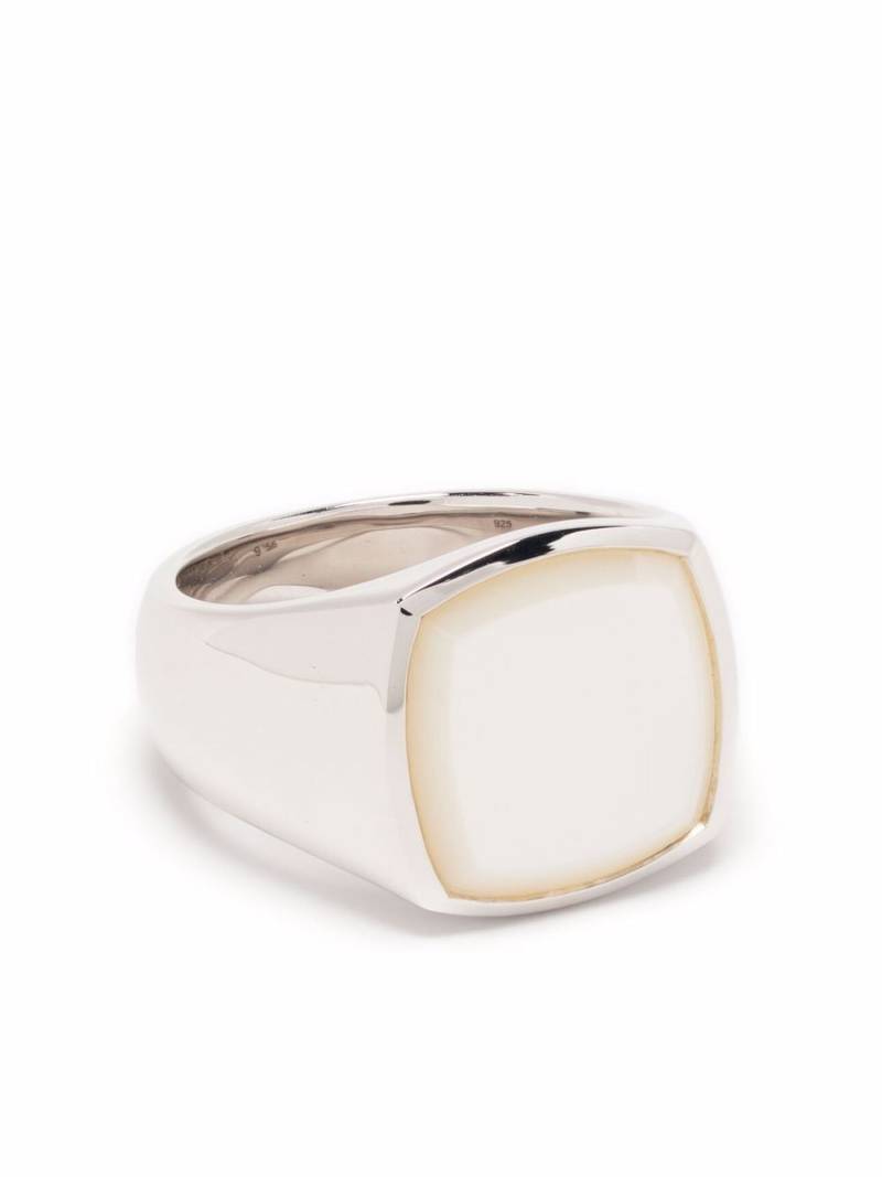 Tom Wood square cushion ring - Silver von Tom Wood