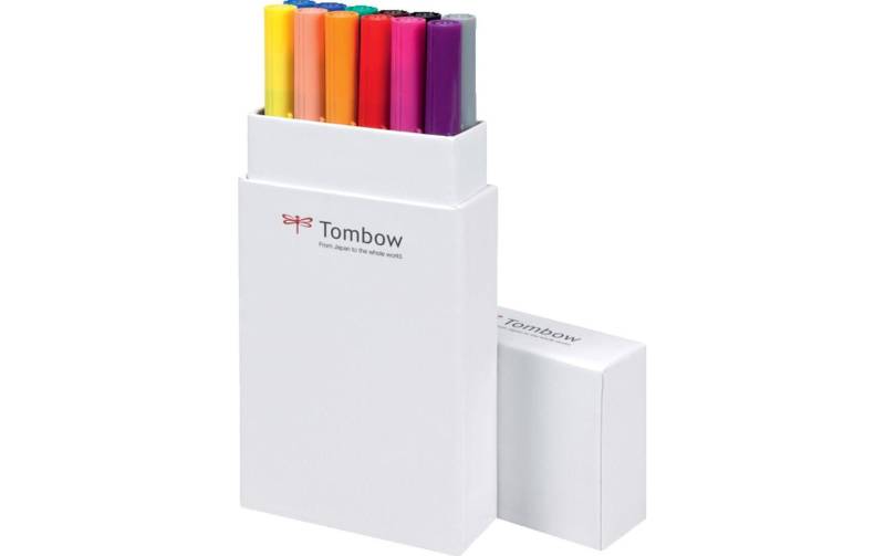 TOMBOW Faserstift »ABT 12 Stück, Gru«, Wasservermalbar von Tombow