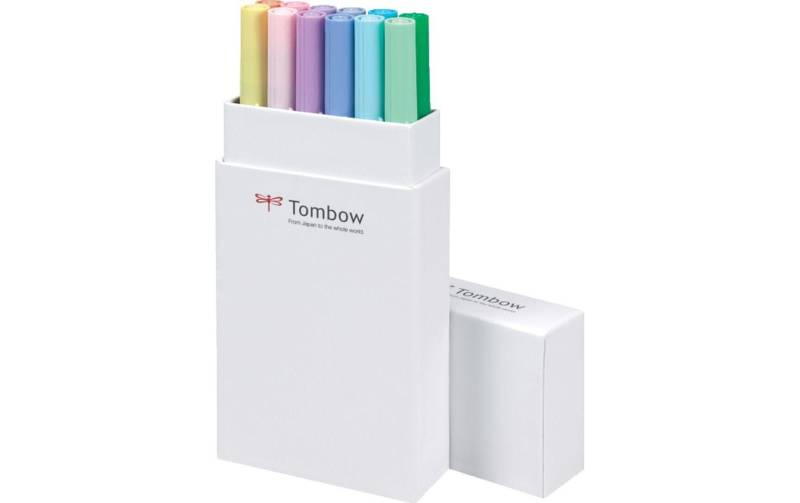 TOMBOW Faserstift »ABT 12 Stück, Pas«, Wasservermalbar von Tombow