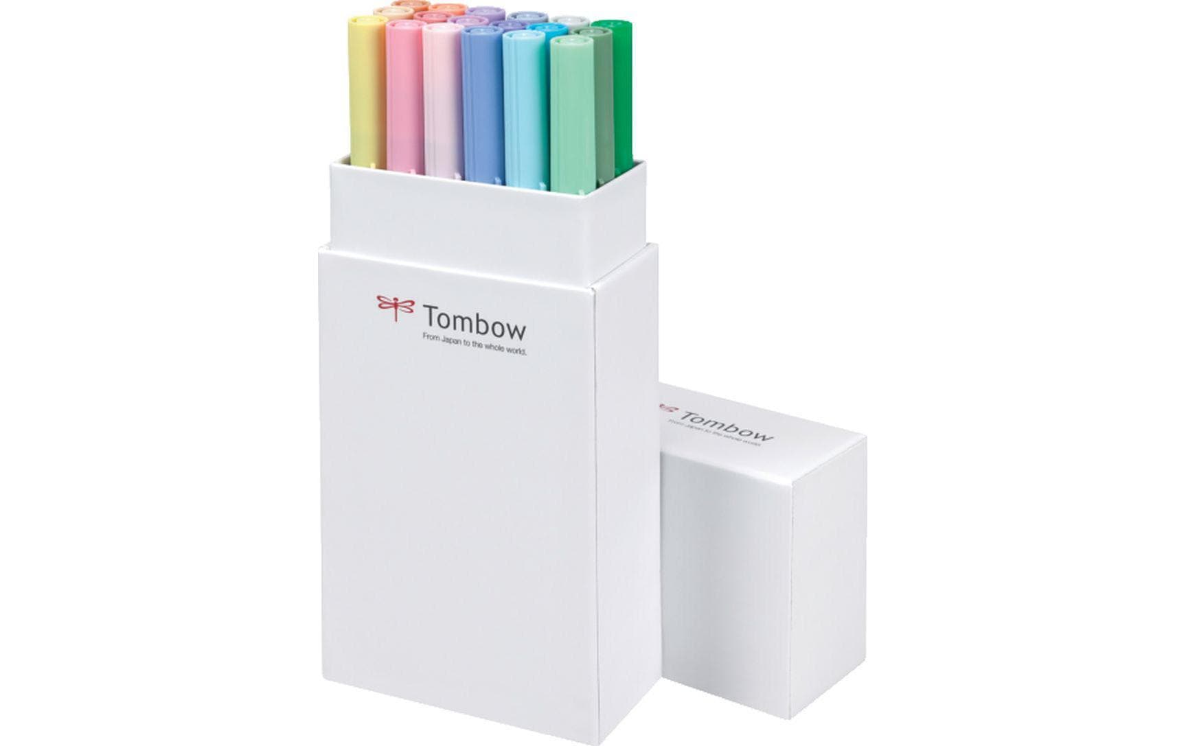 TOMBOW Faserstift »ABT 18 Stück, Pas«, Wasservermalbar von Tombow