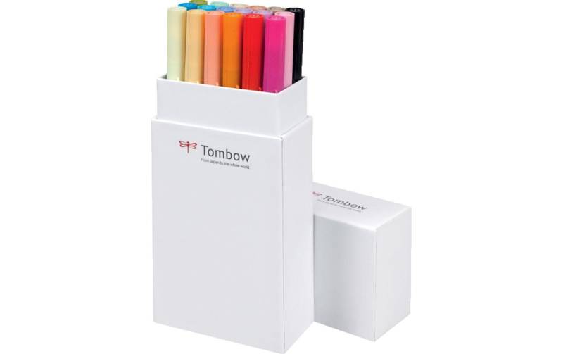 TOMBOW Faserstift »ABT 18 Stück, Sec«, Wasservermalbar von Tombow