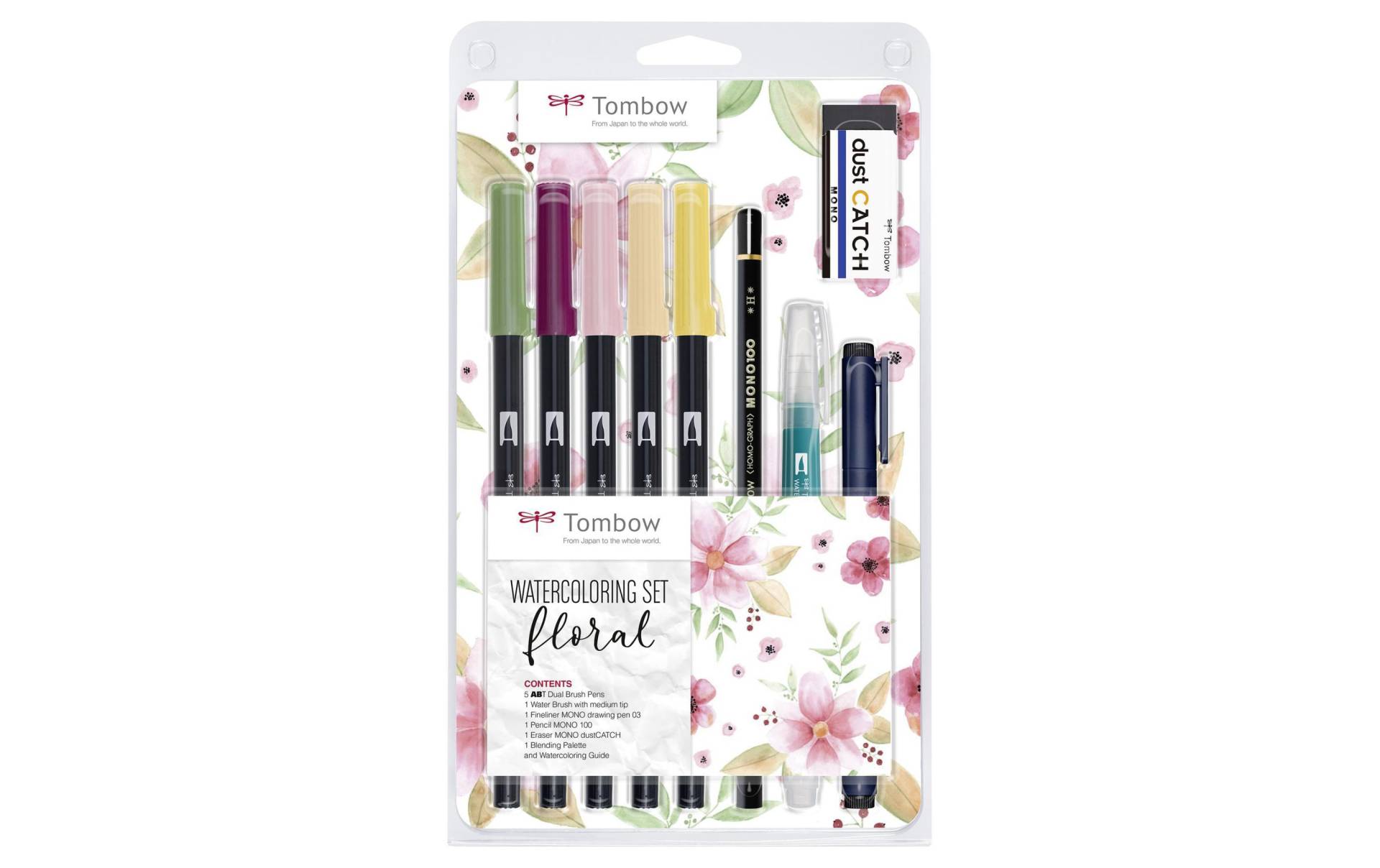 TOMBOW Faserstift »Watercolor Set Fl«, Wasservermalbar von Tombow