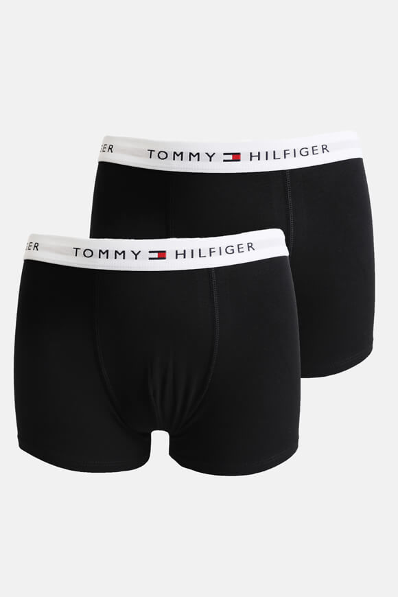 Tommy Hilfiger Kids Doppelpack Boxershorts | Black | Jungen  | 12-14 von Tommy Hilfiger Kids