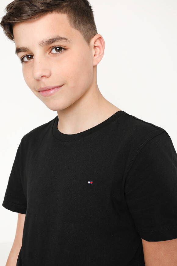 Tommy Hilfiger Kids Essential Cotton T-Shirt | Black | Jungen | 12 Tommy Hilfiger Kids Essential Cotton T-Shirt | Black | Jungen | 12 von Tommy Hilfiger Kids