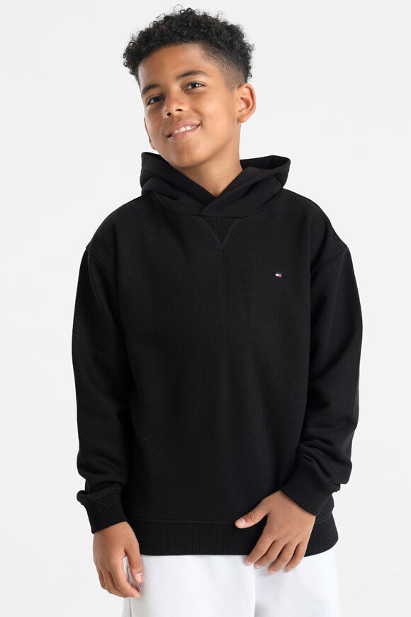 Tommy Hilfiger Kids U Timeless Kapuzensweatshirt | Black | Jungen  | 10 von Tommy Hilfiger Kids