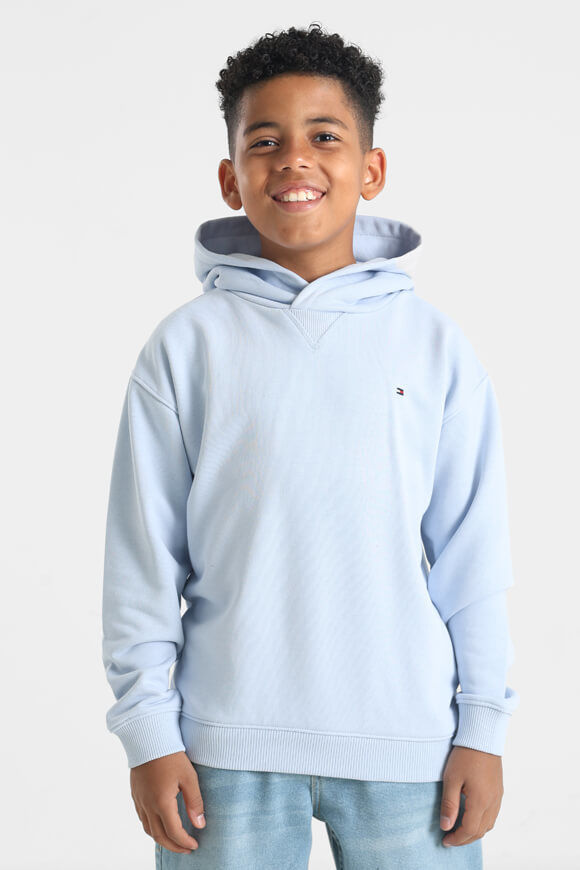 Tommy Hilfiger Kids U Timeless Kapuzensweatshirt | Breezy Blue | Jungen  | 10 von Tommy Hilfiger Kids