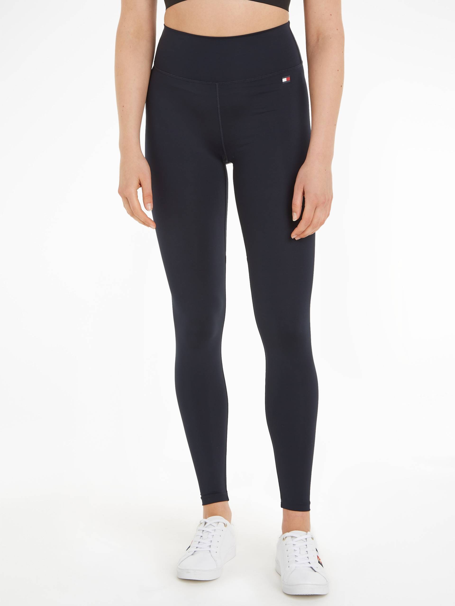 Tommy Hilfiger Sport Funktionsleggings »ESSENTIALS RW FLAG LEGGING«, mit hohem Taillenbund, Hilfiger Logo-Flag von Tommy Hilfiger Sport