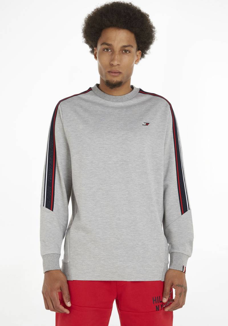 Tommy Hilfiger Sport Sweatshirt »TEXTURED TAPE CREW«, mit Tommy Hilfiger Logoband über Schultern und Oberarmen von Tommy Hilfiger Sport