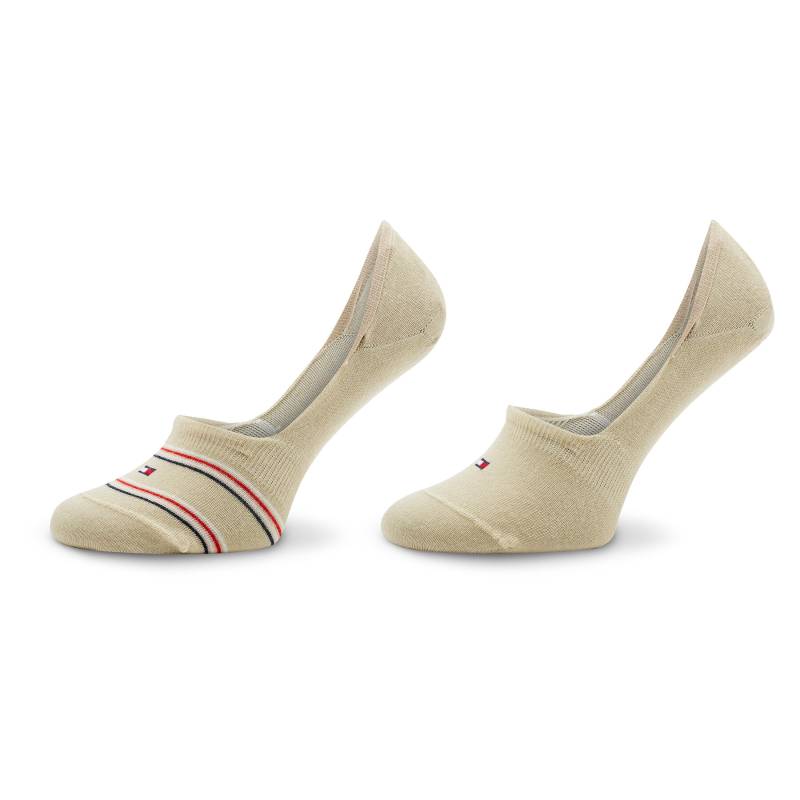 2er-Set Damen Sneakersocken Tommy Hilfiger 701222653 Beige von Tommy Hilfiger