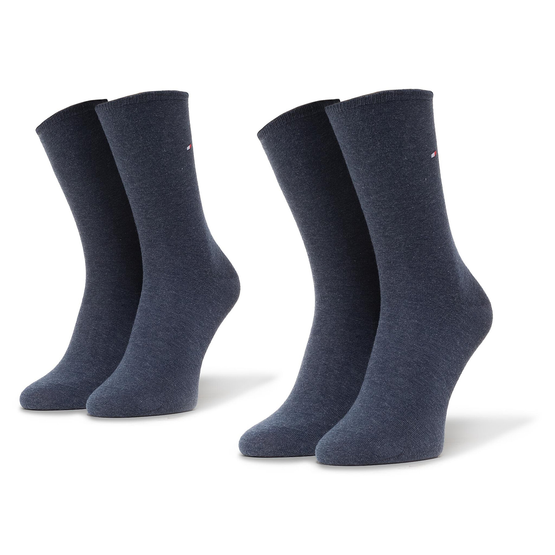 2er-Set hohe Damensocken Tommy Hilfiger 371221356 Dunkelblau von Tommy Hilfiger