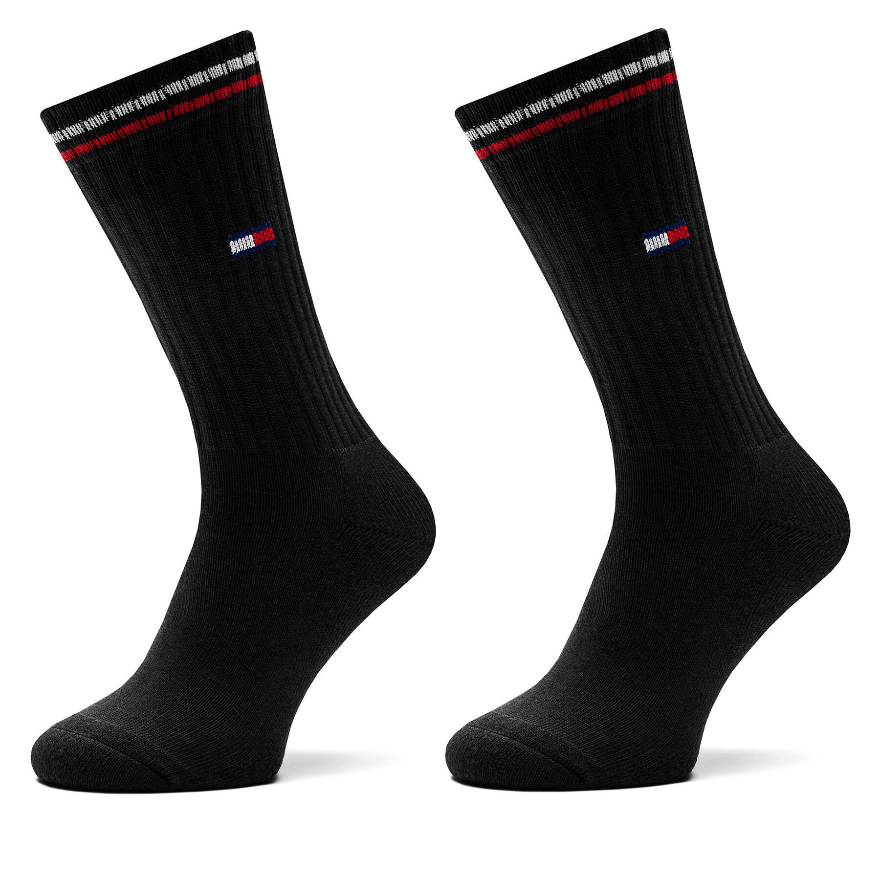 2er-Set hohe Damensocken Tommy Hilfiger 701228176 Schwarz von Tommy Hilfiger