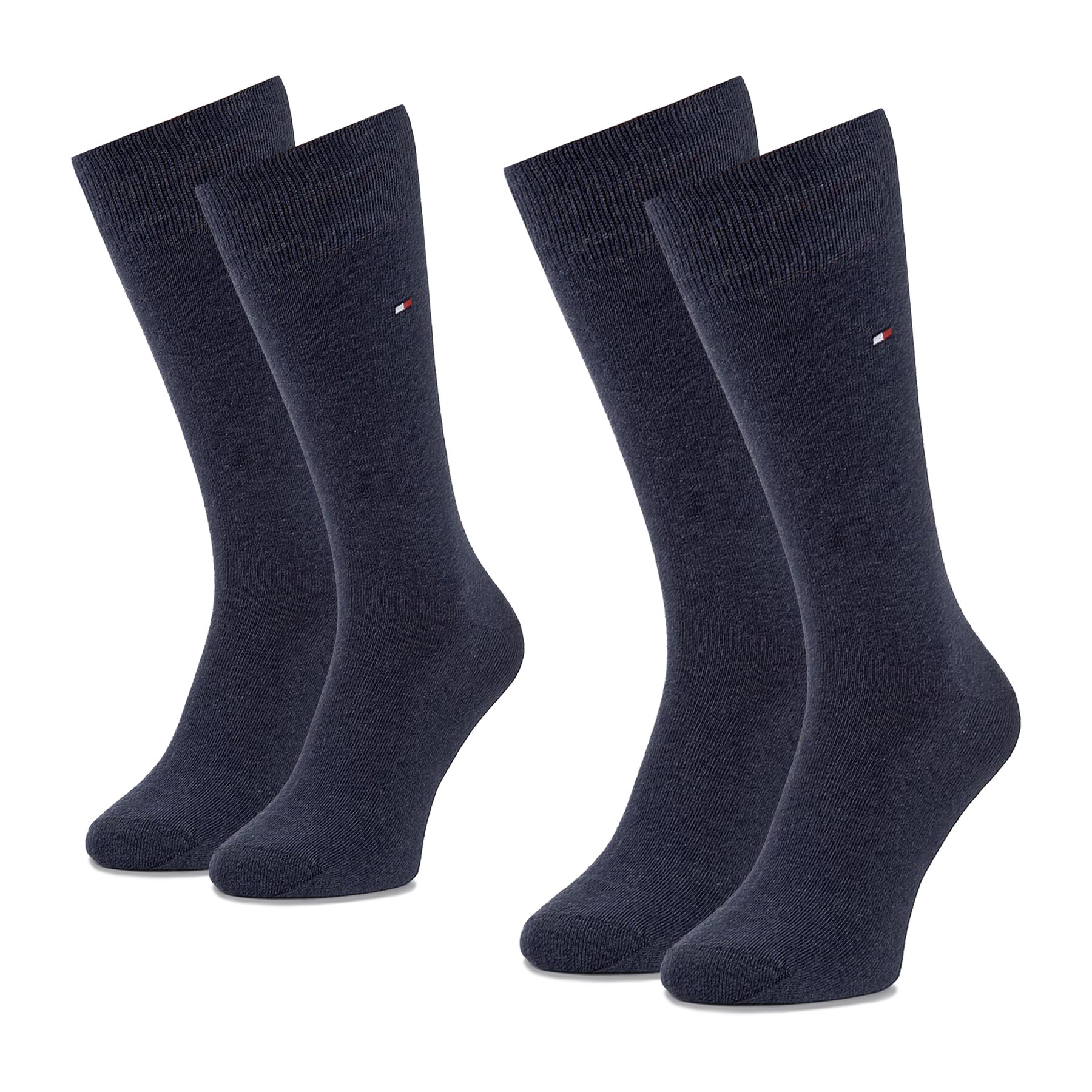 2er-Set hohe Herrensocken Tommy Hilfiger 371111 Dunkelblau von Tommy Hilfiger