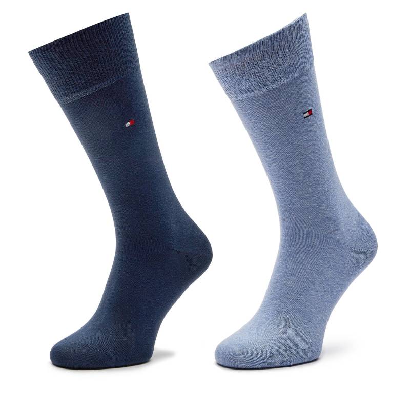 2er-Set hohe Herrensocken Tommy Hilfiger 371111134 Blau von Tommy Hilfiger