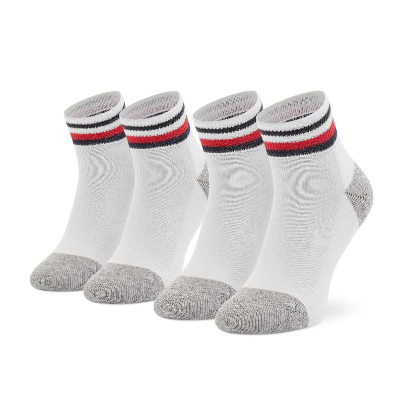 2er-Set hohe Kindersocken Tommy Hilfiger 100001501 Weiß von Tommy Hilfiger