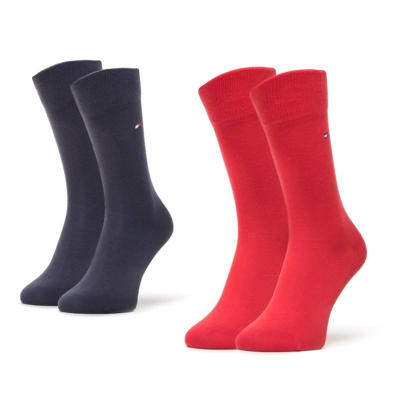 2er-Set hohe Kindersocken Tommy Hilfiger 391334 Rot von Tommy Hilfiger