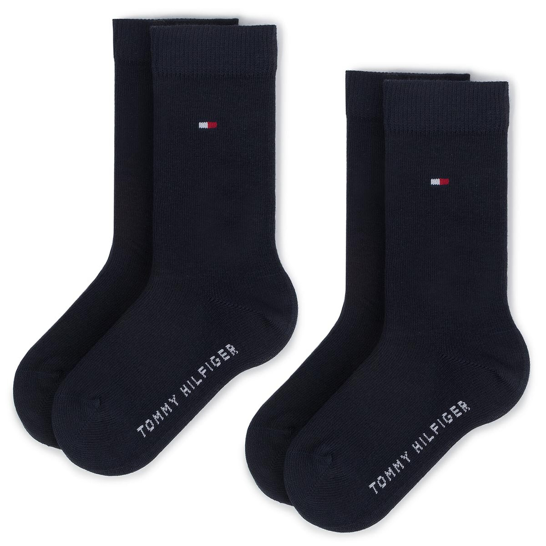 2er-Set hohe Kindersocken Tommy Hilfiger 391334 Dunkelblau von Tommy Hilfiger