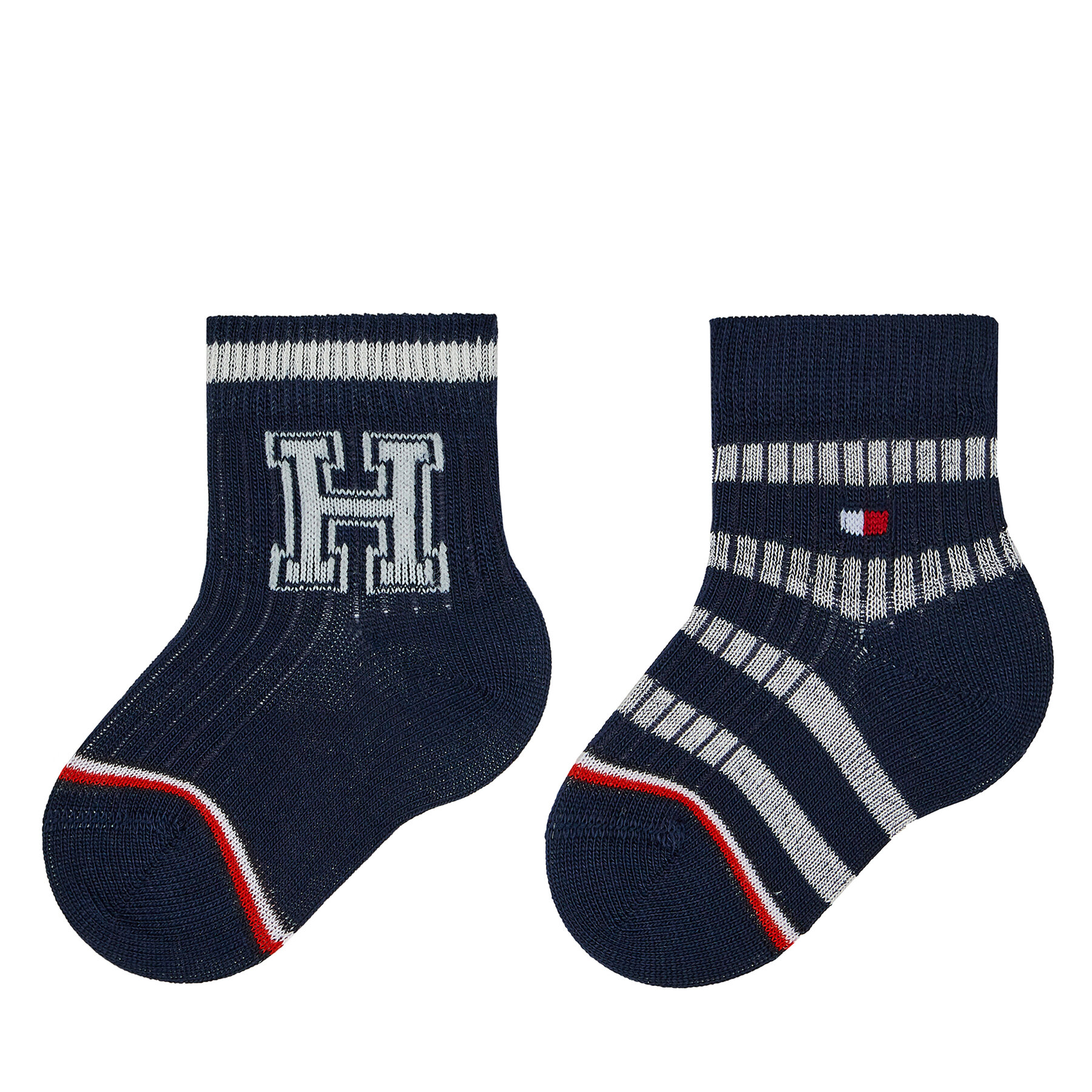 2er-Set hohe Kindersocken Tommy Hilfiger 701224996 Dunkelblau von Tommy Hilfiger