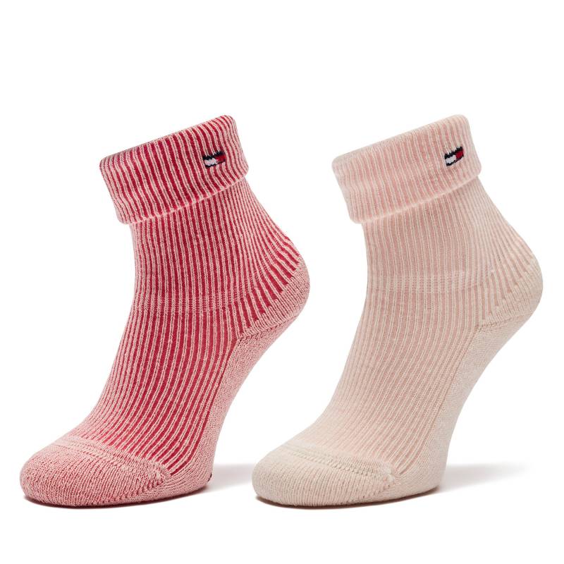 2er-Set hohe Kindersocken Tommy Hilfiger 701229882 Rosa von Tommy Hilfiger