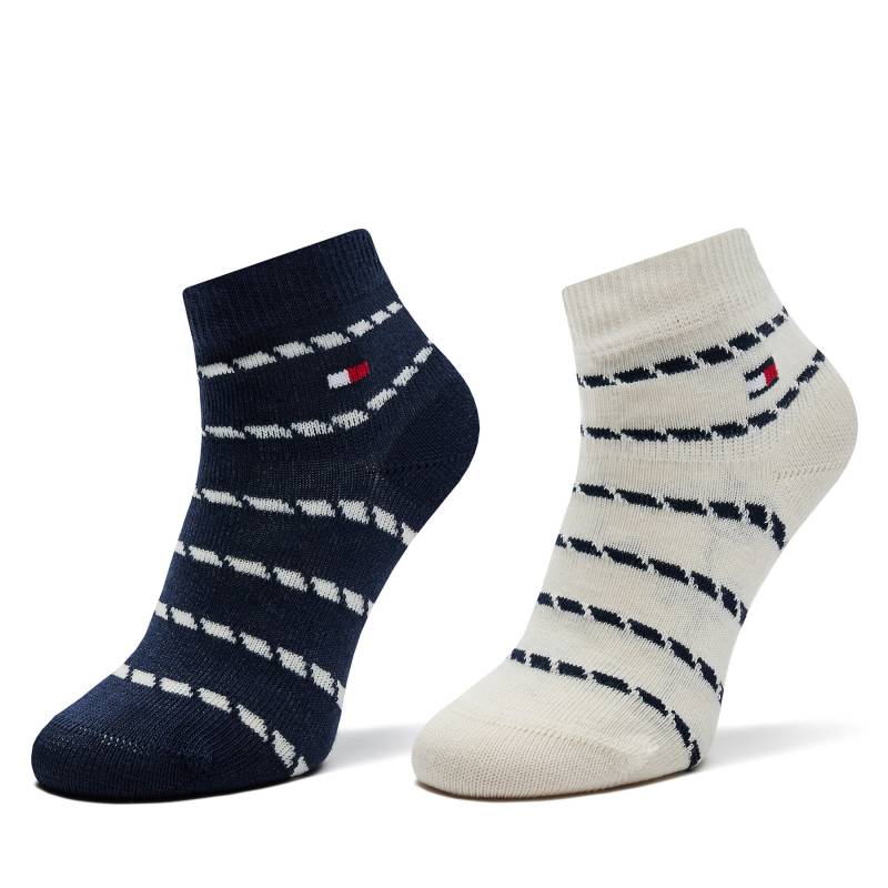 2er-Set hohe Kindersocken Tommy Hilfiger 701229883 Dunkelblau von Tommy Hilfiger