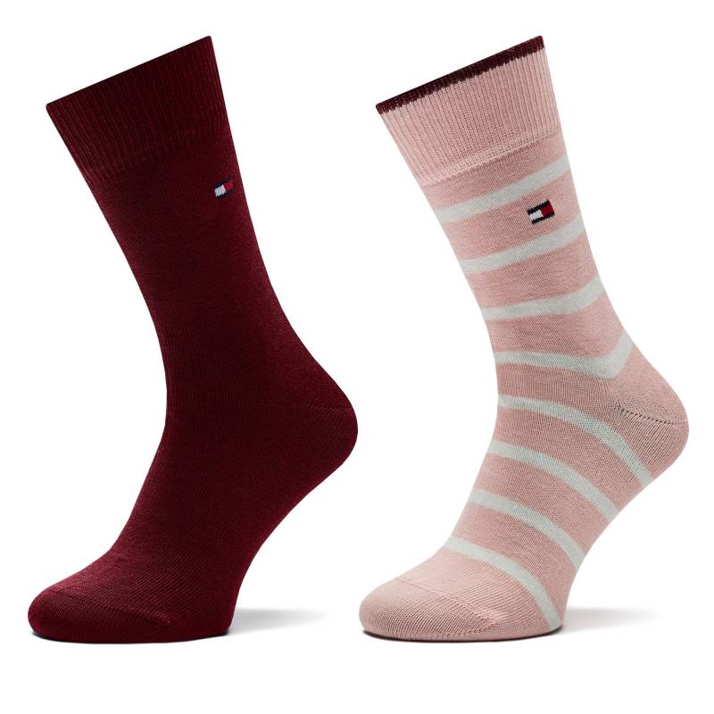 2er-Set hohe Kindersocken Tommy Hilfiger 701229939 Rosa von Tommy Hilfiger