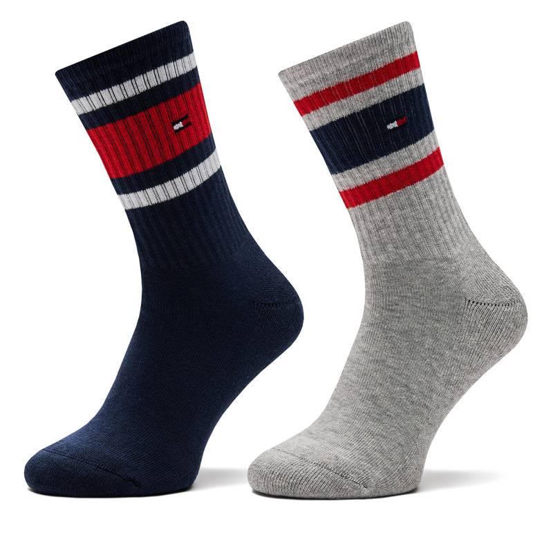 2er-Set hohe Kindersocken Tommy Hilfiger 701229942 Dunkelblau von Tommy Hilfiger