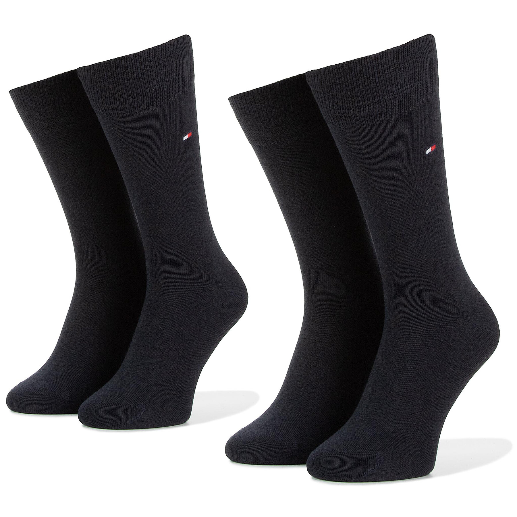 2er-Set hohe Unisex-Socken Tommy Hilfiger 371111 Dunkelblau von Tommy Hilfiger